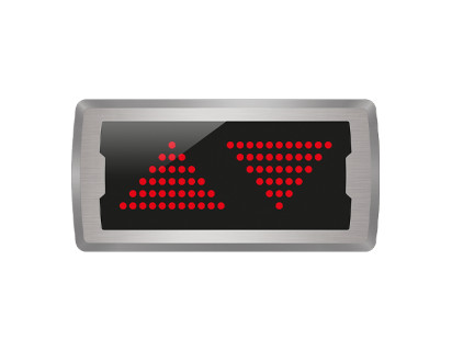 Display indicador de sentido de marcha