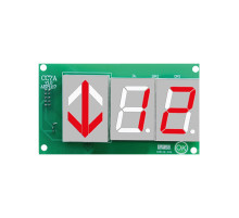 Pantalla LED de 7 Segmentos Horizontal con Flecha