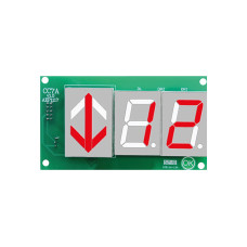 Pantalla LED de 7 Segmentos Horizontal con Flecha