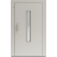 Puerta semiautomática